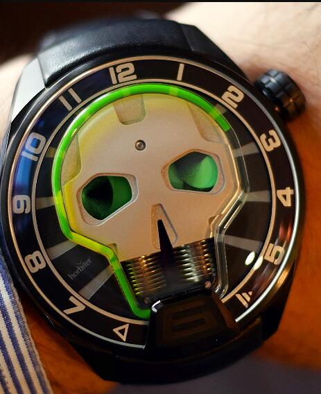 HYT SKULL 51 MM 151-TD-41-GF-AB Replica watch